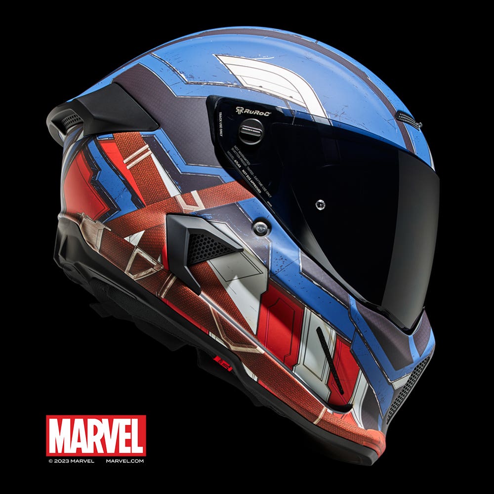 Avengers motorcycle hot sale helmet