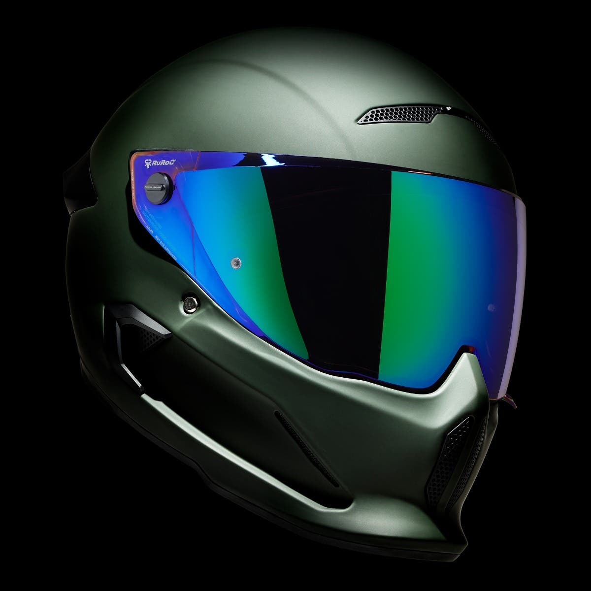 Las Vegas Raiders Rainbow Visor Flash Helmet Build – Green
