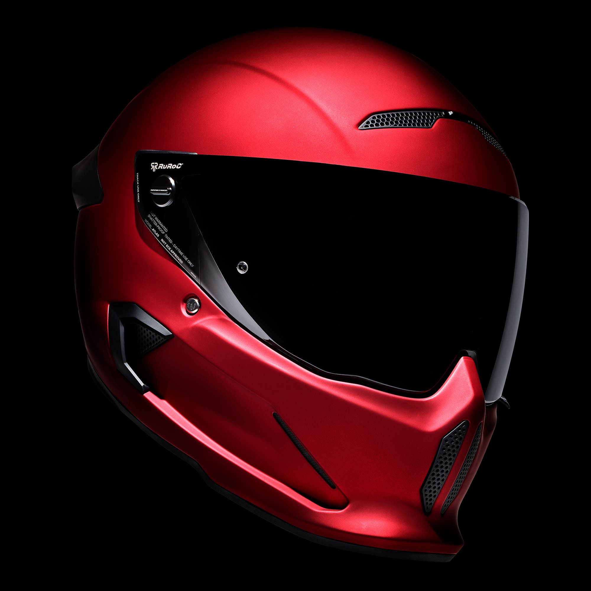 Ruroc | ATLAS 4.0 Crimson | Full Face Bluetooth Motorcycle Helmets