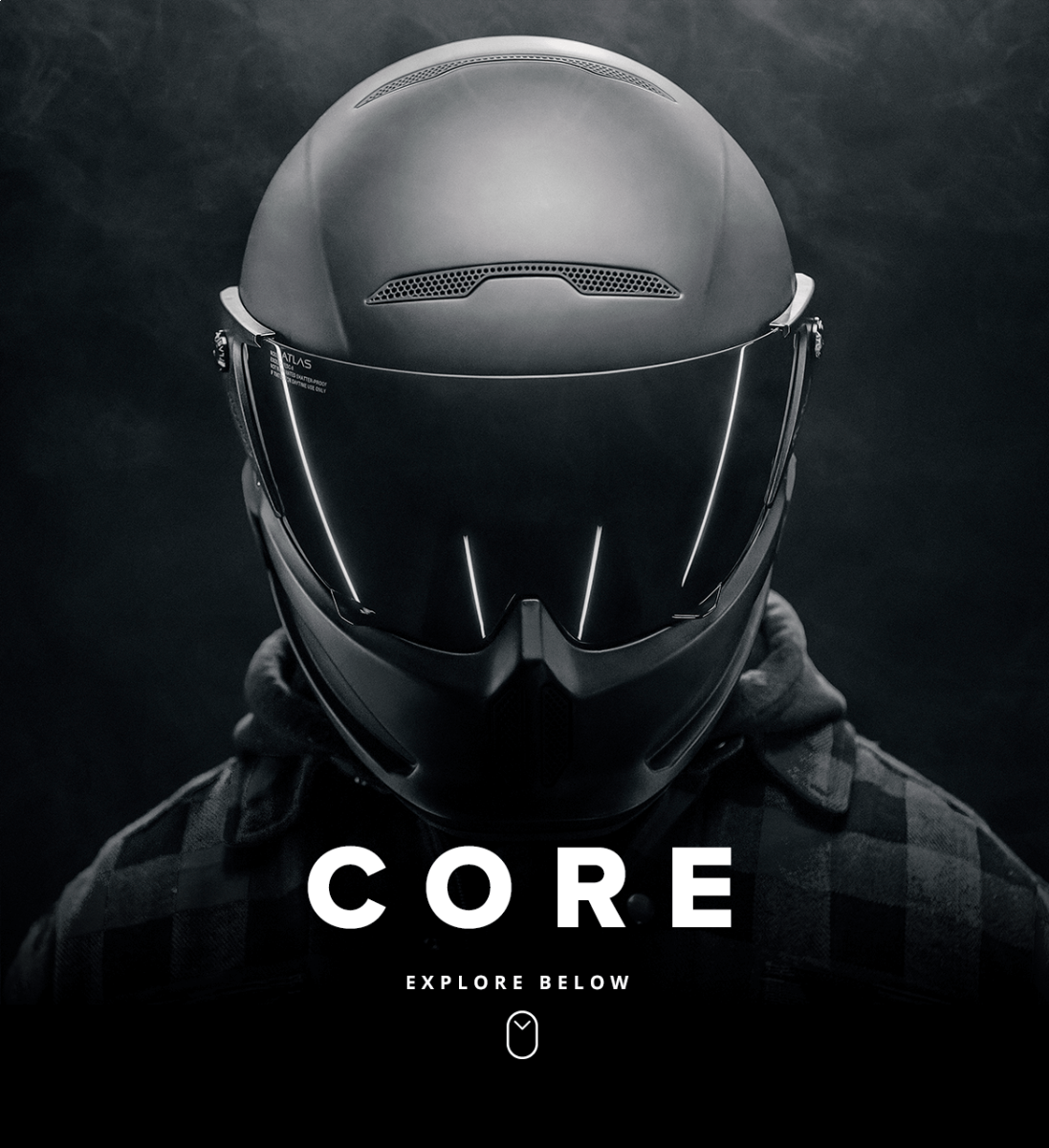 Ruroc | Atlas Core | Motorcycle Helmet | Ruroc