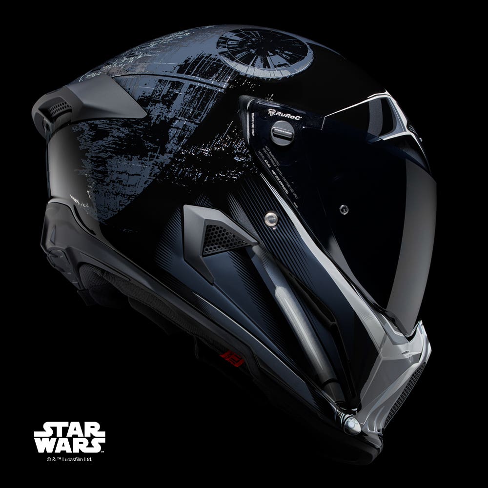 Casco de moto online darth vader