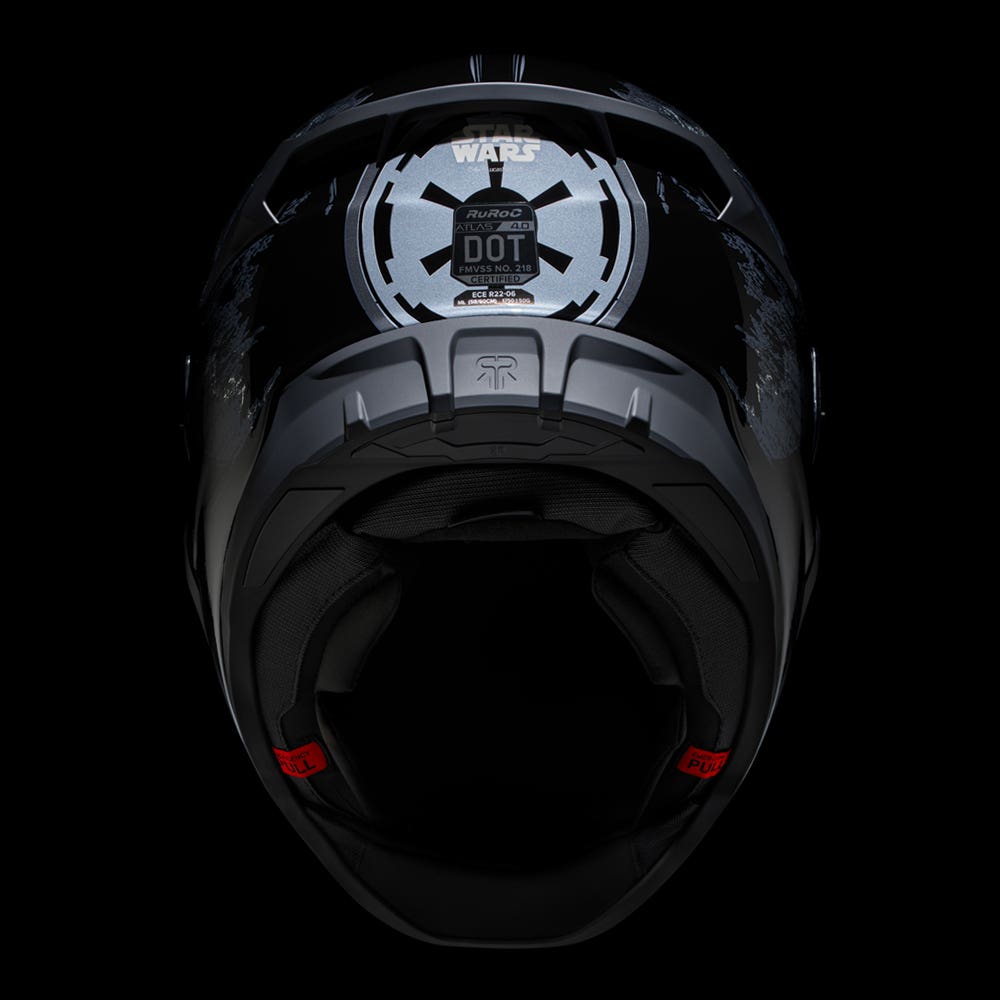 Custom Darth Vadar Motorcycle Helmet - DOT Approved