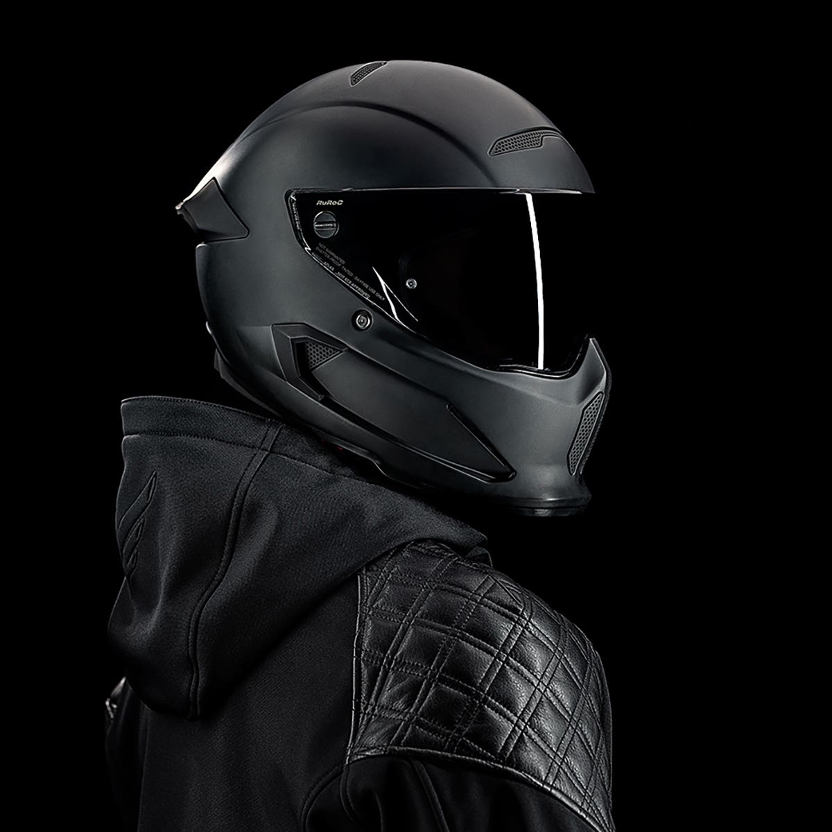 Ruroc | Atlas 3.0 Core | Full Face Motorcycle Helmet | Protection Re