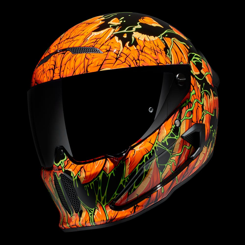Ruroc, ATLAS 4.0 Superman, Full Face Bluetooth Motorcycle Helmet