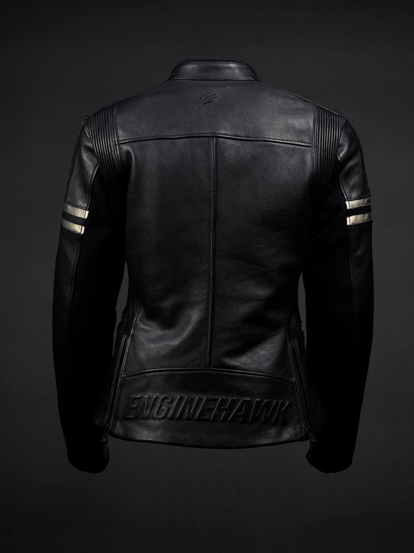 Ruroc | Revolver Black | Women's 100% Full Grain Leather Armoured  Motorcycle Jacket | Buy Now