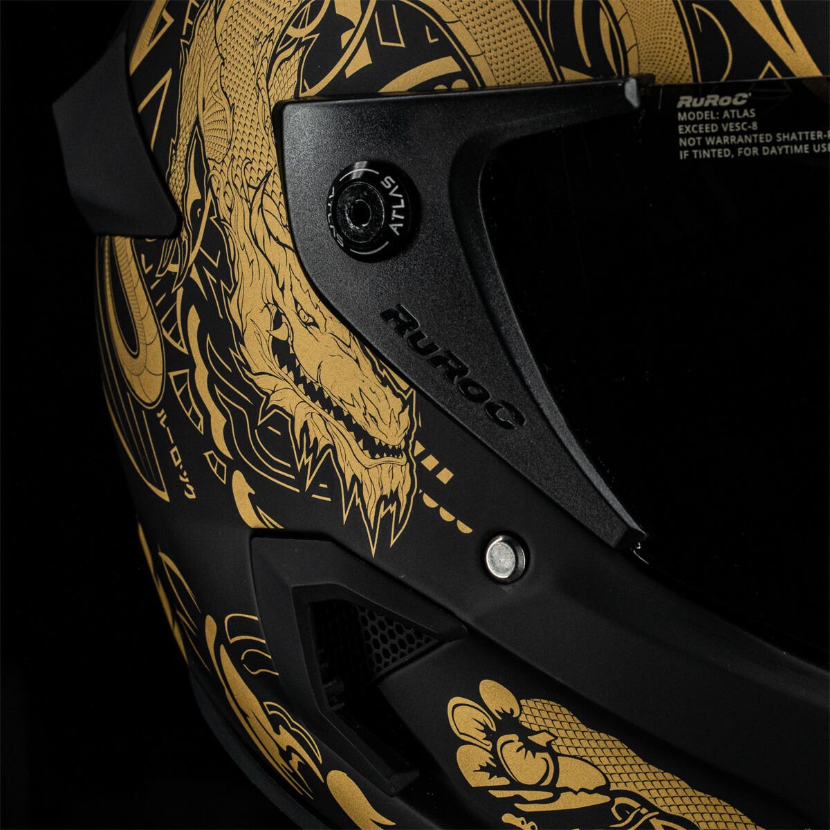 Ruroc Atlas 1 0 Ronin Motorcycle Helmet Ruroc